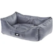 М'який диван Ferplast Jazzy 80 Bedding Grey для собак, сірий, 78×56×22 см