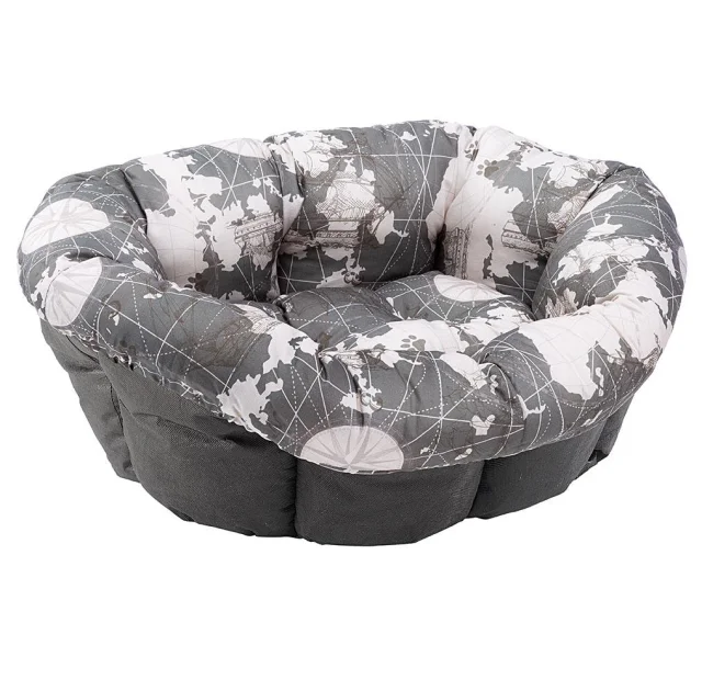 Подушка к лежанке Ferplast Spare Sofa Triangle 4 для кошек и собак, с принтом, 54×39 см