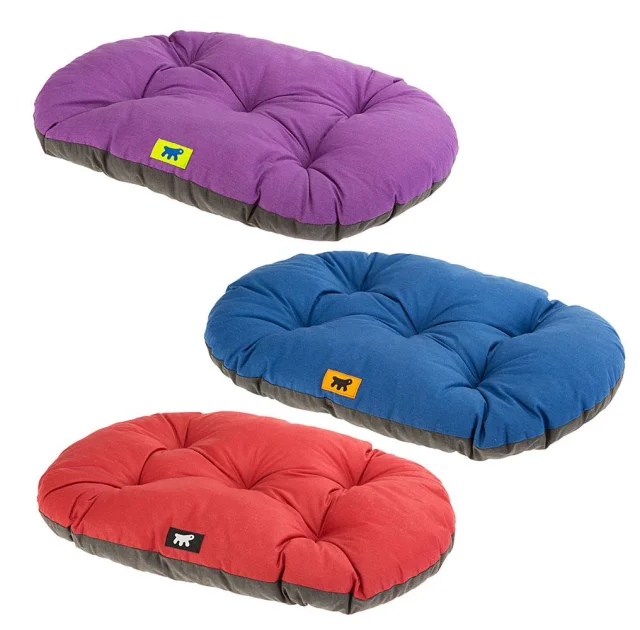 Подушка-подстилка Ferplast Relax 55/4 Purple-Blue-Red для кошек и собак, 55×36 см