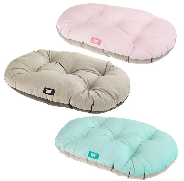 Подушка-подстилка Ferplast Relax 78/8 Pink-Grey-Blue для кошек и собак, 78×50 см