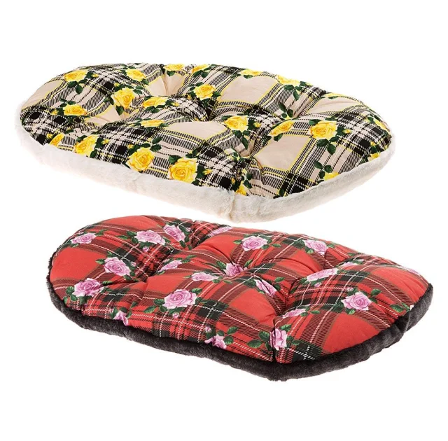 Подушка-подстилка Ferplast Relax 78/8 Rose для кошек и собак, из хлопка, 78×50 см