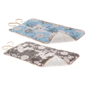 Підстилка з хутром Ferplast Nanna 85 Fur Map Blue-Green для собак, 80×50 см