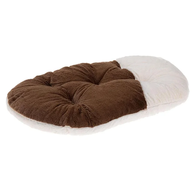 Меховая подушка Ferplast Relax 78/8 Soft Brown для кошек и собак, коричневая, 78×50 см
