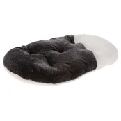 Хутряна подушка Ferplast Relax 89/10 Soft Black для котів і собак, чорна, 85×55 см