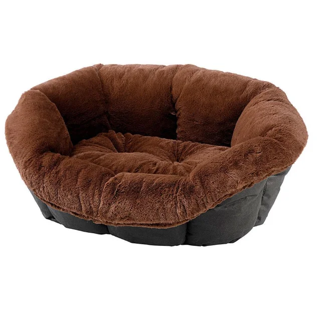 Подушка Ferplast Spare Sofa 4 Soft к лежанке Sofa для кошек и собак, коричневый, 54×39 см