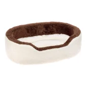 Ліжко Ferplast Nido 95 Bedding Soft Brown для собак і котів, коричневий, 95×65×23 см