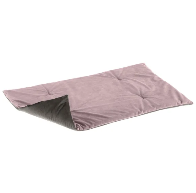 Двухгранная бархатная подстилка Ferplast Baron 80 Blanket Purple-Grey для кошек и собак, 80×50 см