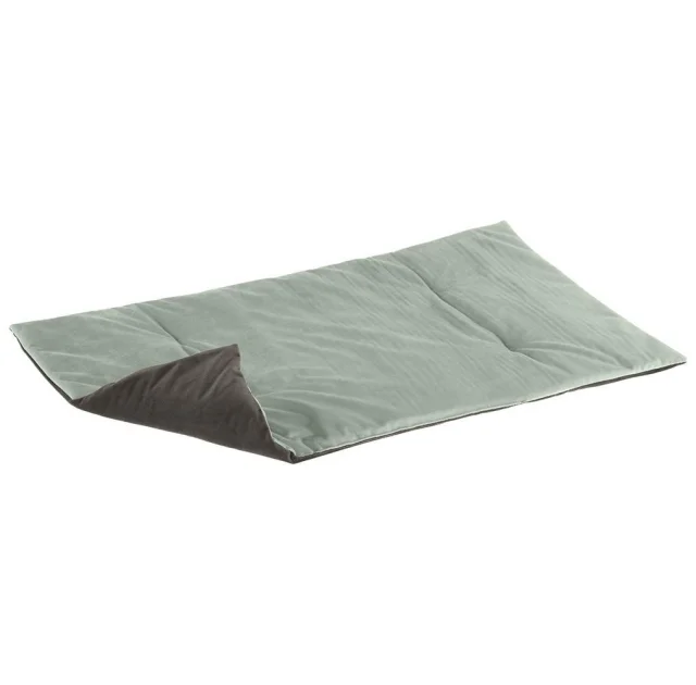 Двухгранная бархатная подстилка Ferplast Baron 110 Blanket Green-Grey для кошек и собак, 110×70 см