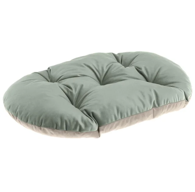 М'яка подушка Ferplast Prince 78/8 Cushion Green-Beige для собак і котів, 78×50 см