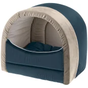 Бархатный дом Ferplast Majesty 20 House Blue-Beige для кошек, 20×32×29 см