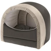 Бархатный дом Ferplast Majesty 20 House Grey-Beige для кошек, 20×32×29 см