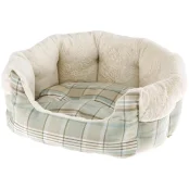 Меховой диван Ferplast Etoile 2 Green Cushion для собак и кошек, 45×46×20 см