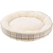 Матрас Ferplast Lagoon 60 Beige Dogbed из экологически чистого меха для собак и кошек, 60×12 см
