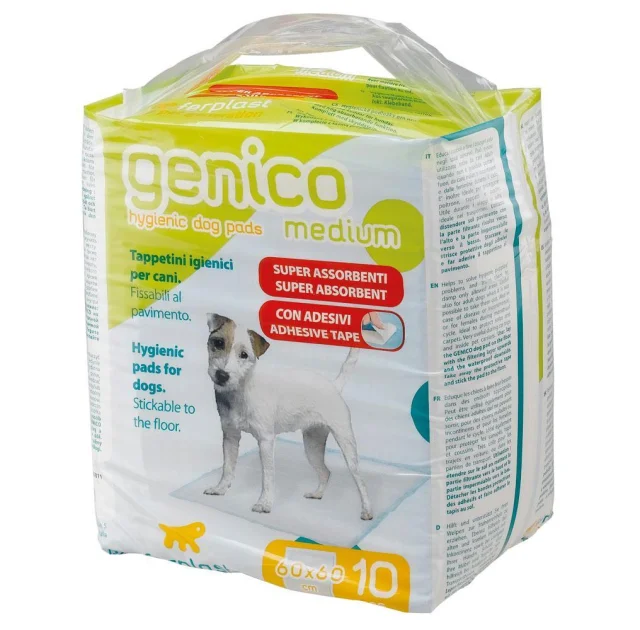 Пеленки Genico Medium для собак 60x60 см, 10 шт