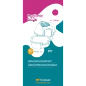 Гигиенические пакеты FPI 5366 Hygienic Bags для кошачьих туалетов, 56x52 см