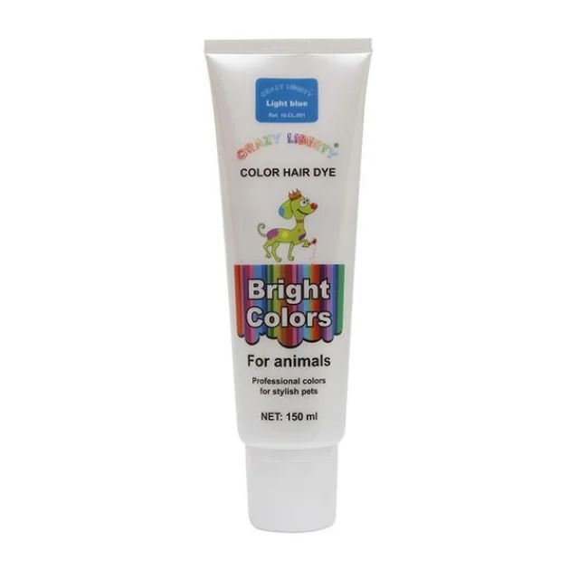 Краска для шерсти Crazy Liberty Color Hair Dye 150 мл. Light Blue.