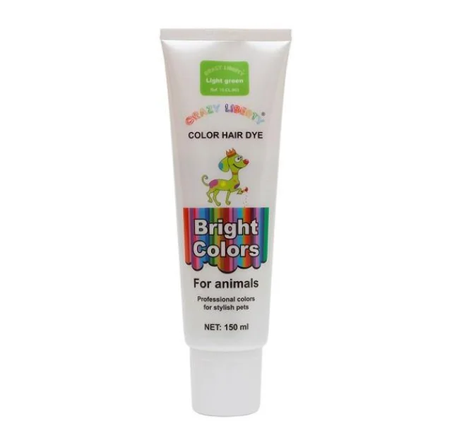 Краска для шерсти Crazy Liberty Color Hair Dye 150 мл. Light Green.