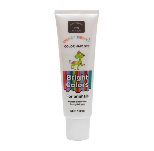 Фарба для вовни Crazy Liberty Color Hair Dye 150 мл. Grey.