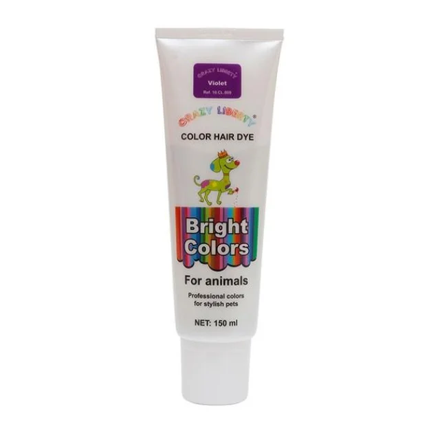 Краска для шерсти Crazy Liberty Color Hair Dye 150 мл. Violet.