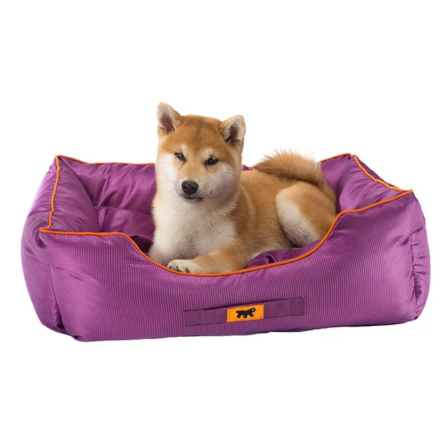 Мягкий диван Ferplast Jazzy 80 Bedding Purple для собак, фиолетовый, 78×56×22 см