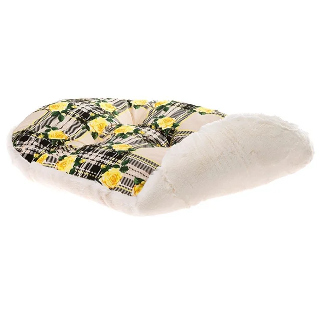 Подушка-подстилка Ferplast Relax 55/4 Rose для кошек и собак, из хлопка, 55×36 см
