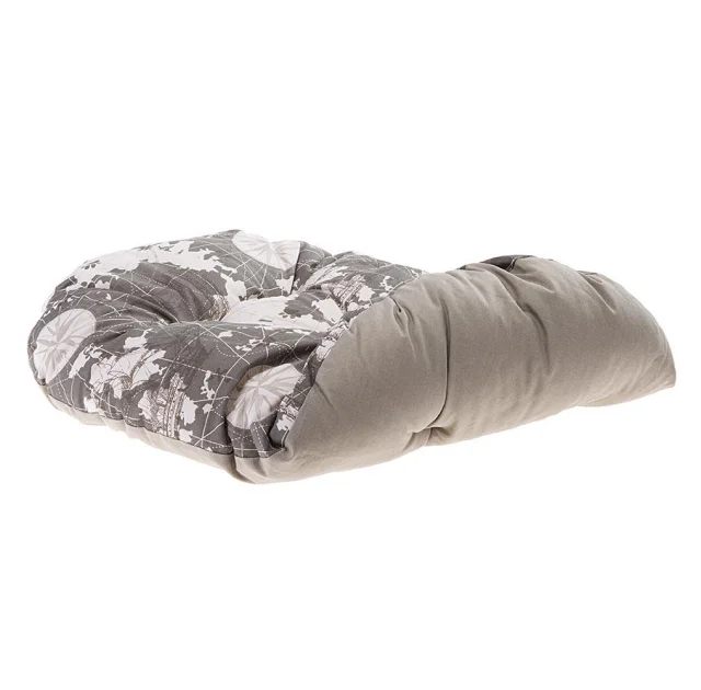Лежак Ferplast Dandy C 45 Map Blue-Grey для собак и кошек, из хлопка, 45×35×13 см