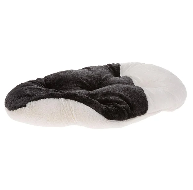 Меховая подушка Ferplast Relax 45/2 Soft Black для кошек и собак, чёрная, 43×30 см