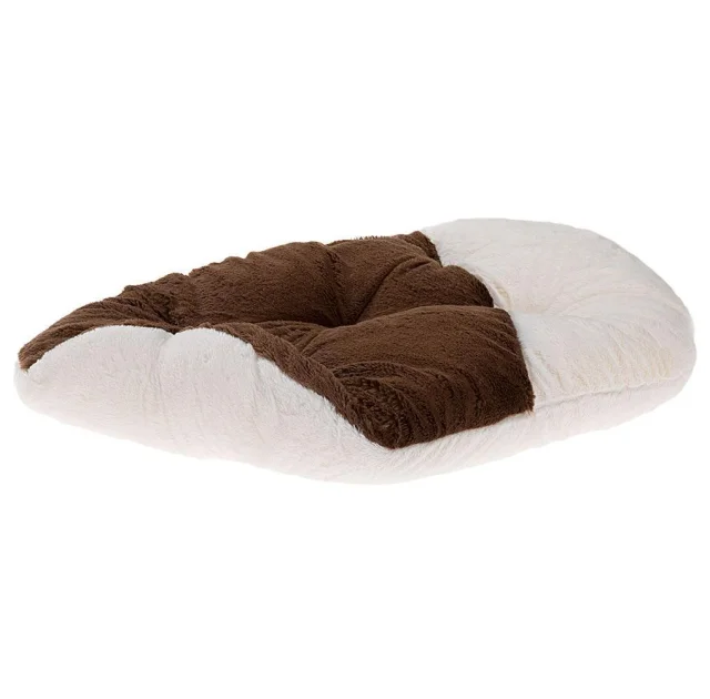 Меховая подушка Ferplast Relax 65/6 Soft Brown для кошек и собак, коричневая, 65×42 см