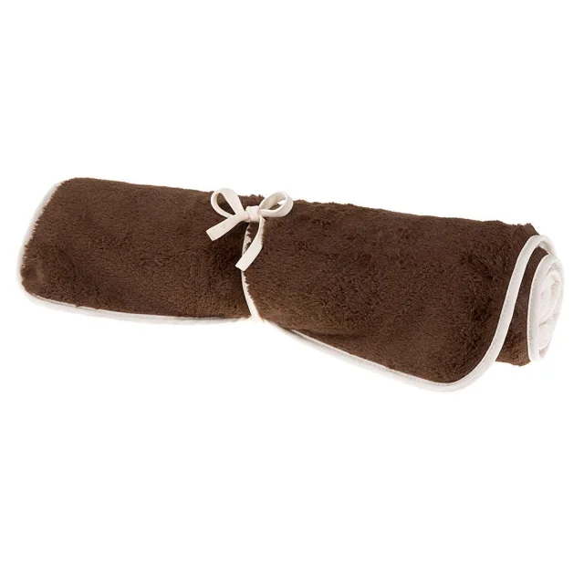 Двухсторонний меховой ковёр Ferplast Nanna 100 Soft Blanket Brown для собак и кошек, коричневый, 98×65 см