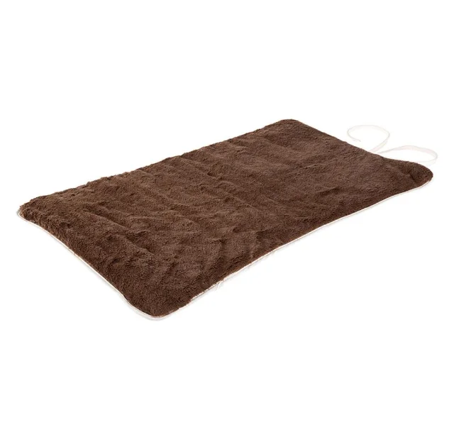 Двухсторонний меховой ковёр Ferplast Nanna 100 Soft Blanket Brown для собак и кошек, коричневый, 98×65 см