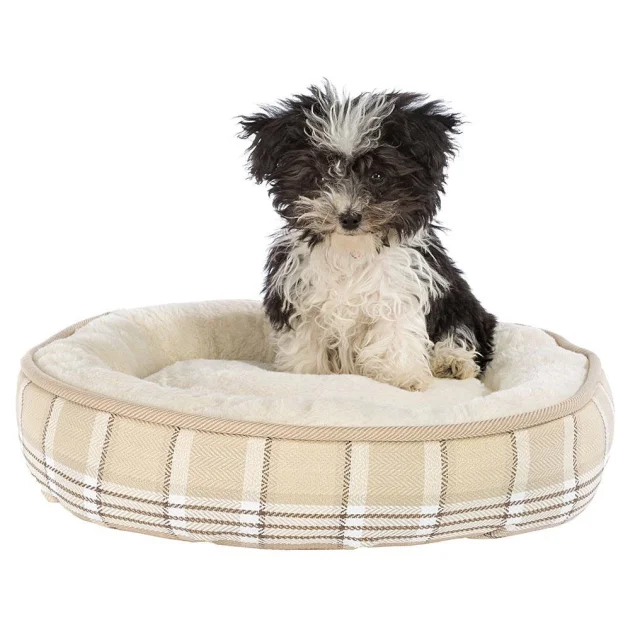 Матрас Ferplast Lagoon 60 Blue Dogbed из экологически чистого меха для собак и кошек, 60×12 см