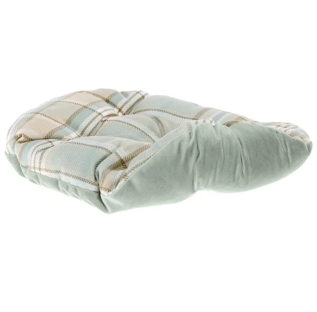 Лежак с двусторонней подушкой Ferplast Charles 50 Bedding Green для кошек и собак, 45×35×17 см
