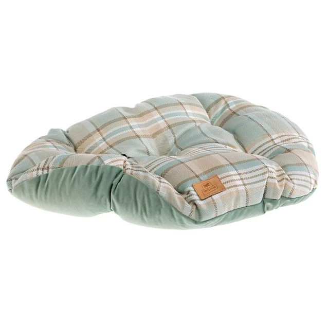 Двусторонняя подушка Ferplast Scott 55/4 Cushion Green для кошек и собак, 55×36 см