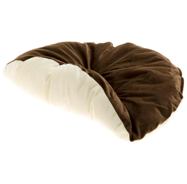 Ліжко з двосторонньою подушкою Ferplast Maja Beige Dogbed для котів і собак, 45×15 см