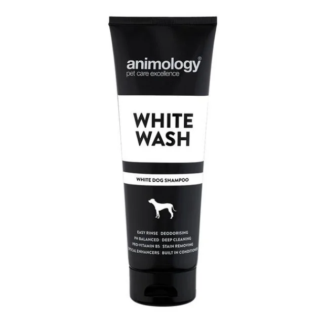 Шампунь ANIMOLOGY WHITE WASH для белой и серебристой шерсти 250 мл.