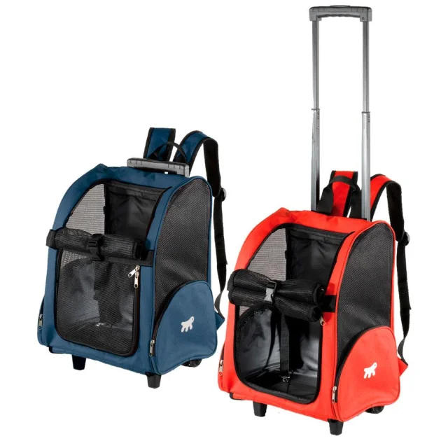 Тележка Ferplast Trolley Small для перевозки мелких кошек и собак, 32×28×51 см