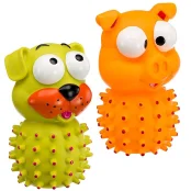 Виниловая скрипучая игрушка Ferplast PA 6556 для собак, 8x8,6x13,6 см