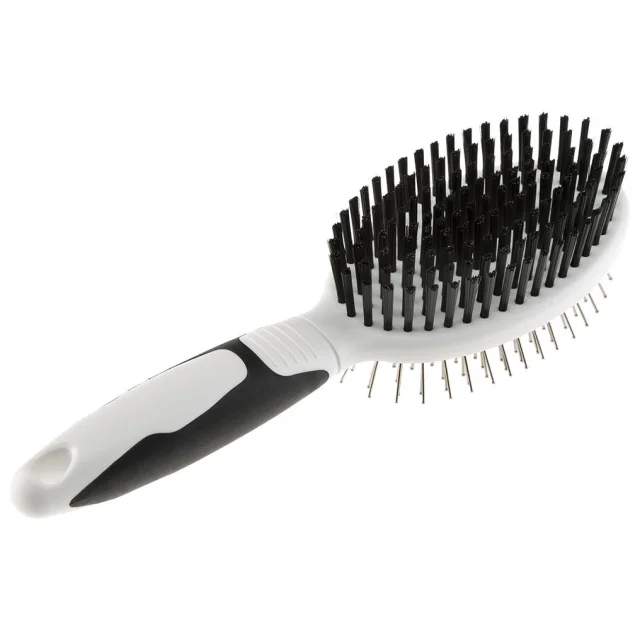 Ferplast GRO 5763 Premium двостороння щітка для коротко, середньо і довгошерстих собак і кішок, 23,5x6,7x6 см