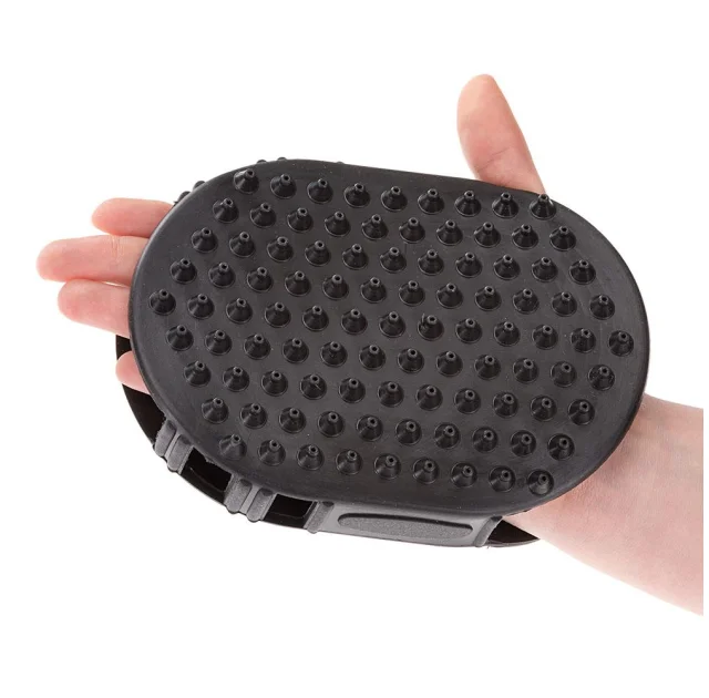 Ferplast GRO 5933 двостороння гумова рукавичка для грумінгу кішок і собак, 11x15x3,5 см