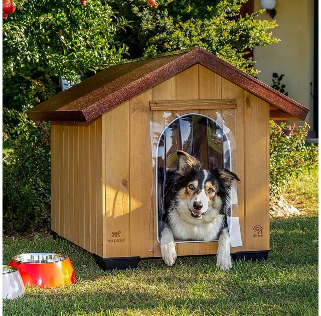 Шторка для будки Ferplast Door For Kennel Domus Extra Large, прозрачная, 35x59 см