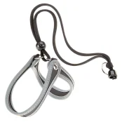 Ferplast Agila 1 Harness Black эргономичная шлейка для собак с эластичным шнуром, 26x38 см