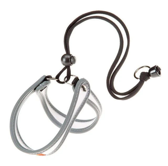 Ferplast Agila 2 Harness White эргономичная шлейка для собак с эластичным шнуром, 32x50 см