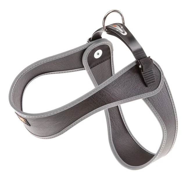 Ferplast Agila 6 Harness Black эргономичная шлейка для собак с системой микрорегулировки, 57x65 см