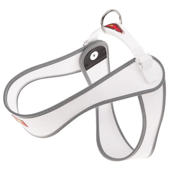 Ferplast Agila 8 Harness White эргономичная шлейка для собак с системой микрорегулировки, 69x77 см