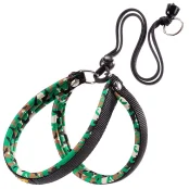 Ferplast Agila Fantasy 4 Black эргономичная шлейка для собак с мягкой подкладкой и эластичным шнуром, 44x52 см