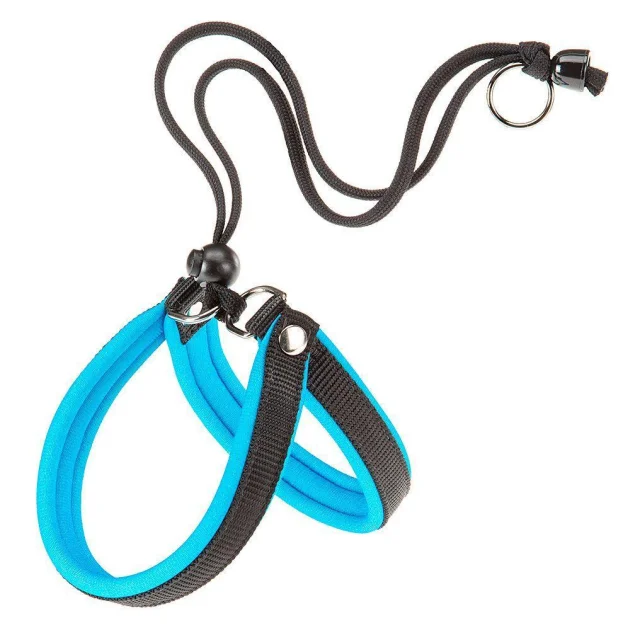 Ferplast Agila Fluo 2 Blue эргономичная шлейка для собак, синяя, 32x50 см