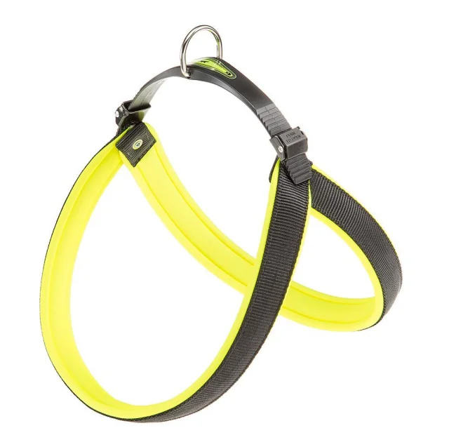 Эргономичная шлейка Ferplast Agila Fluo 7 Yellow для собак, 63x71 см