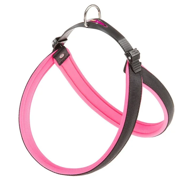 Эргономичная шлейка Ferplast Agila Fluo 9 Pink для собак, 77x85 см