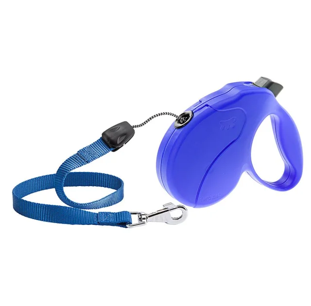 Поводок-рулетка для собак до 50 кг Ferplast Amigo Easy L Cord Blue cо шнуром, синій, 5 м