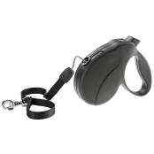Поводок-рулетка для собак до 25 кг Ferplast Amigo Easy M Cord Nero cо шнуром, черный, 5 м